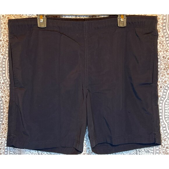 Lands End Mens Swim Trunks Size M Black - Picture 2 of 11